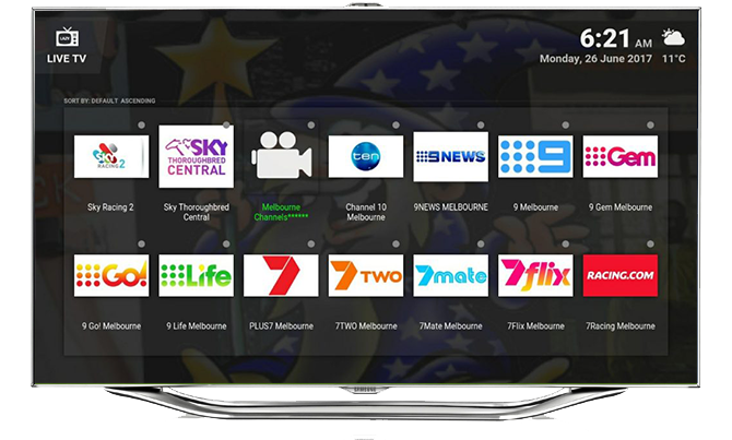 australian nz channels kodi tv box