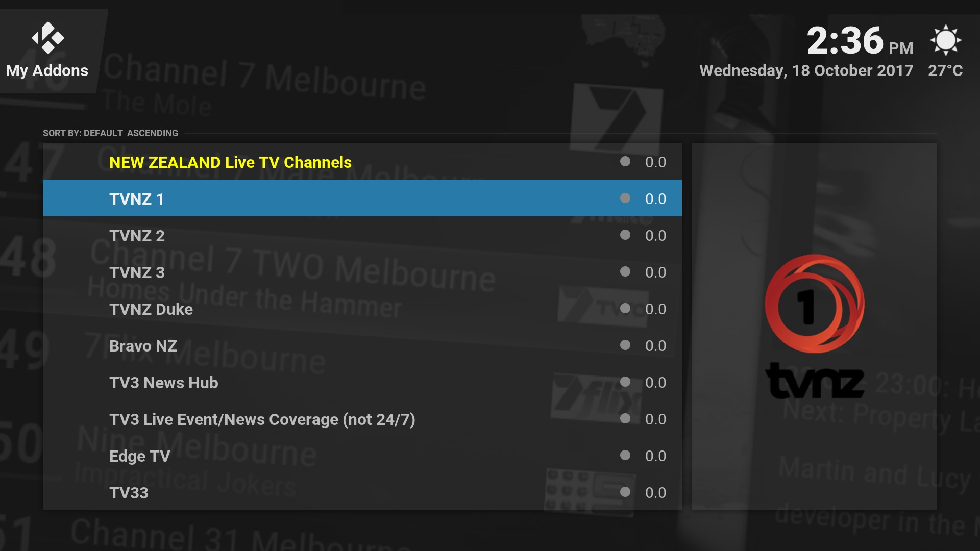 new zealand live tv channels streaming free to air australia